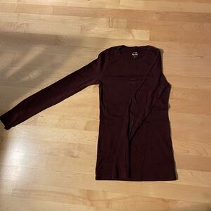 J. Crew Maroon Longsleeve